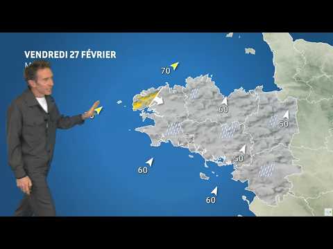 Bulletin météo pour le vendredi 27 février 2026