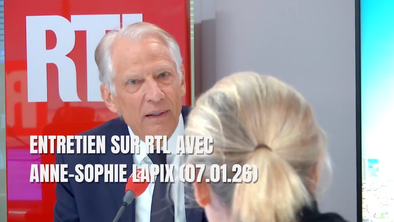 ENTRETIEN SUR @rtl_france AVEC ANNE-SOPHIE LAPIX (07.01.26)