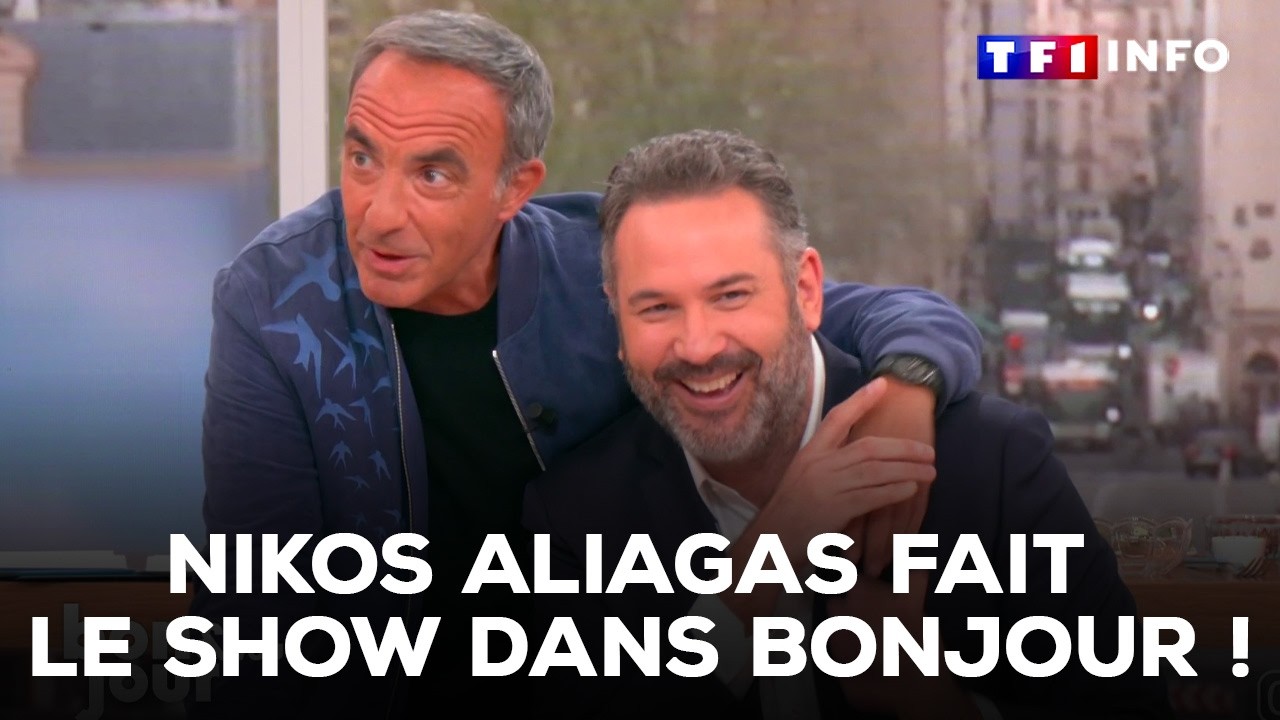 Cuisine, photos, anecdotes : Nikos Aliagas fait le show dans la matinale de TF1
