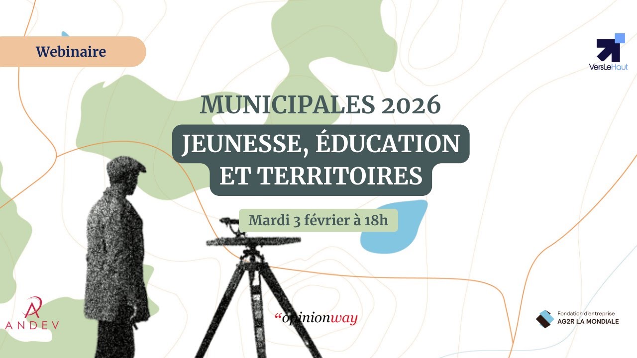 WEBINAIRE : Résultats du Baromètre Jeunesse&Confiance 2026 : "Jeunesse, Éducation, Territoires"