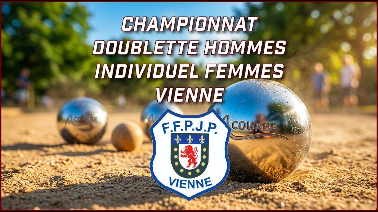 🔴 EN DIRECT | Pétanque 86 : Doublette Hommes & Indiv. Femmes - MATIN : 1/8 et 1/4 (St-Sauvant)