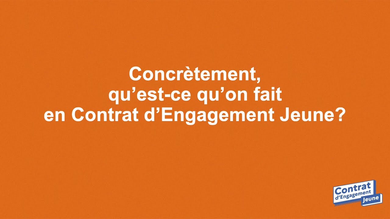 Le Contrat d’Engagement Jeune, qu’est-ce que c’est ?