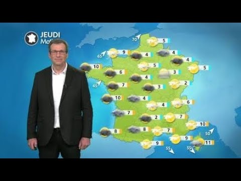 Météo du Jeudi 12 Mars 2026 : Brève accalmie entre deux perturbations.