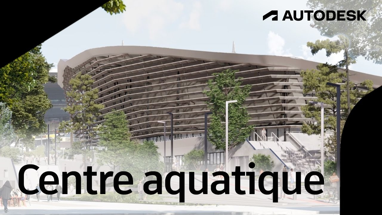 Centre Aquatique et son Franchissement à Saint-Denis, un projet iconique développé en BIM