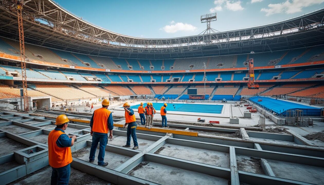 découvrez en exclusivité les coulisses du chantier du nouveau stade nautique de beaune, une plongée unique au cœur d'un projet sportif et architectural exceptionnel.
