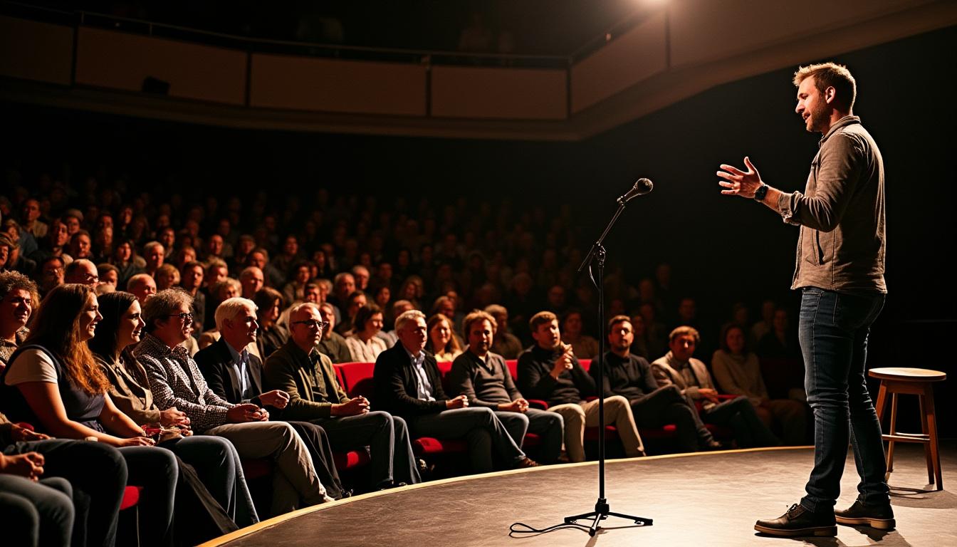 découvrez une soirée exceptionnelle de stand-up aux ateliers du cinéma à beaune, pour rire et partager des moments inoubliables avec des humoristes talentueux.
