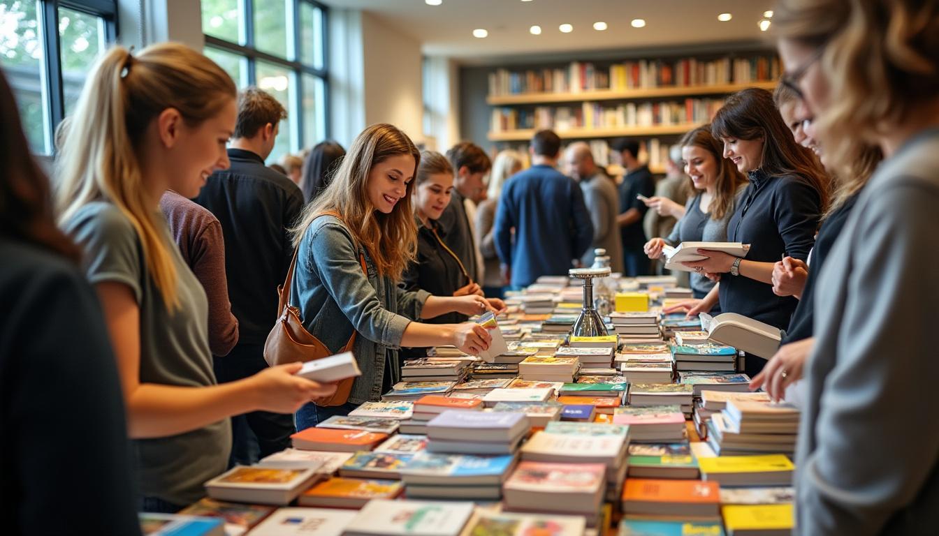 découvrez la foire aux livres d'amnesty international qui attire une affluence record dès l'ouverture, captivant les visiteurs avec une sélection unique et engagée.